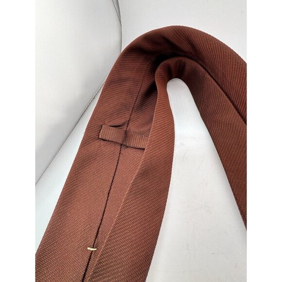 VTG LOT OF 3 Orange/Red Tone Silk Ties Made in Italy Abstract Double Ring - Picture 3 of 7